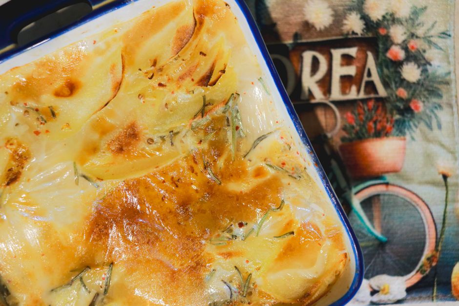 Gratin de pâtes façon mac and cheese au four