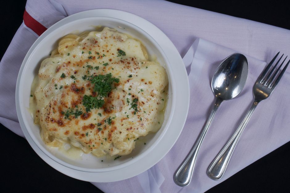 Gratin de pâtes façon mac and cheese au four